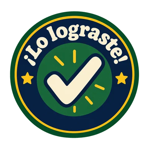 Lo lograste