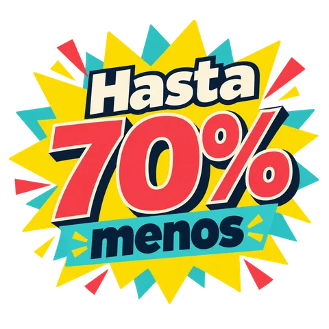 Hasta 70 menos